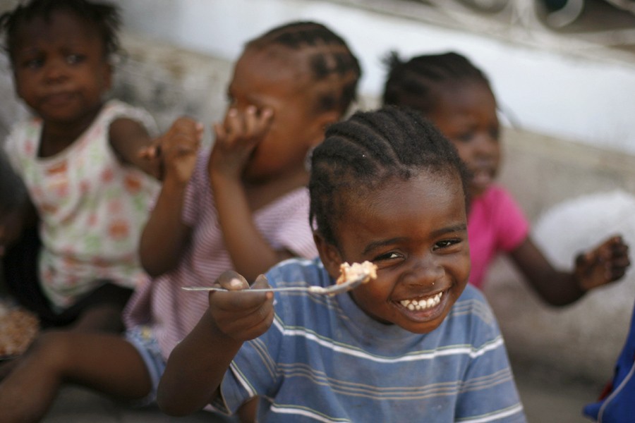 Enfants souriants